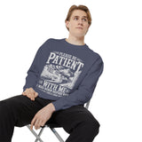 Please Be Patient With Me Sweatshirt, Mental Health Reminder Crewneck, Kindness Quote Sweatshirt, Comfort Gift for Friends
