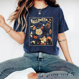 HALLOWEEN Pattern Round Neck Short Sleeve