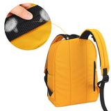 High school students creative backpack personality junior high school girl schoolbag solid color small pocket backpack