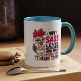 Funny Sass Mug, Sarcastic Chicken Coffee Cup, Ridiculous Things Quote Gift for Coworker, Best Friend Birthday Gift, Sassy Office Humor