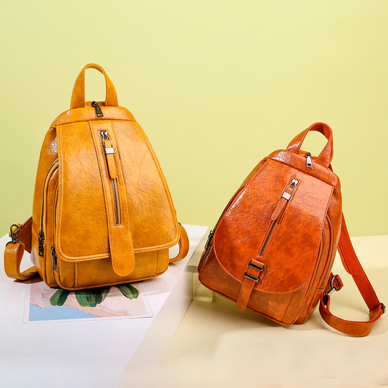 2020 Travel Shoulder Bag School Backpacks For Teenage Girls Sac A Dos Women Leather Backpacks High Quality Ladies Bagpack New