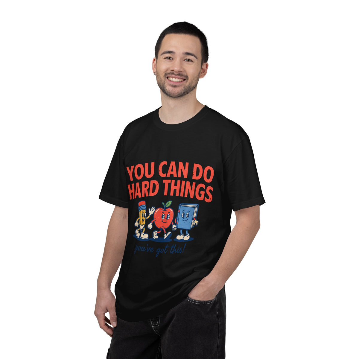 You Can Do Hard Things Teacher Shirt, Motivational Classroom Comfort Colors Tee, School Counselor Gift, Positive Educator Shirt