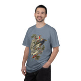 Winter Birds Graphic Shirt, Vintage Woodland T-Shirt for Bird Lovers, Festive Nature Tee, Cozy Christmas Gift for Birdwatchers and Moms