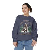 Funny Raccoon Comfort Colors Sweatshirt, Sarcastic Woodland Animal Crewneck, Sometimes When I Close My Eyes I Can’t See Sweatshirt