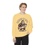 Keepin It Reel Comfort Colors Sweatshirt, Funny Fishing Sweatshirt, Bigfoot Fishing Shirt, Fisherman Gift for Men and Women