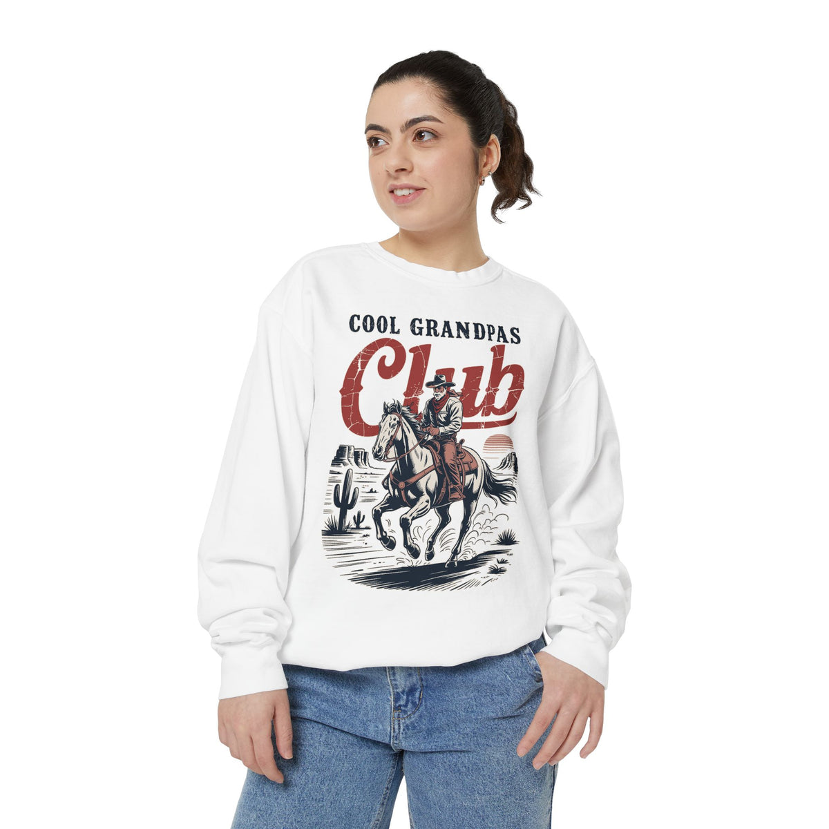 Cool Grandpas Club Sweatshirt, Funny Grandpa Crewneck, Grandpa Gift from Grandkids, Cozy Grandfather Sweatshirt, Papa Apparel