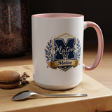 Personalized Initial Name Mug, Custom Monogram Coffee Mug for Men and Boys, Letter Mug with Name, Birthday Gift for Son, Unique Custom Cup