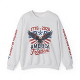 America 250 Sweatshirt 1776 2026, 250th Anniversary USA Pullover, Patriotic Eagle Top, American History Gift, July 4th Outfit