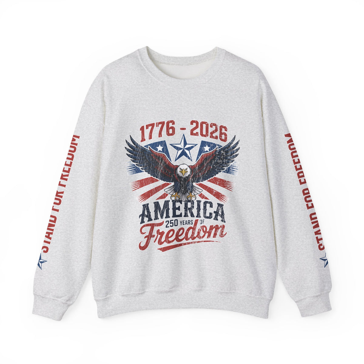America 250 Sweatshirt 1776 2026, 250th Anniversary USA Pullover, Patriotic Eagle Top, American History Gift, July 4th Outfit