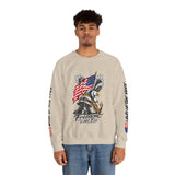Freedom Is Not Free Sweatshirt, Patriotic Eagle Pullover, American Flag Military Style, Veterans Gift, USA Pride, Americana Clothing