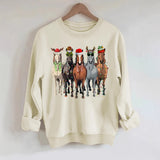 Sweatshirt Christmas pattern print