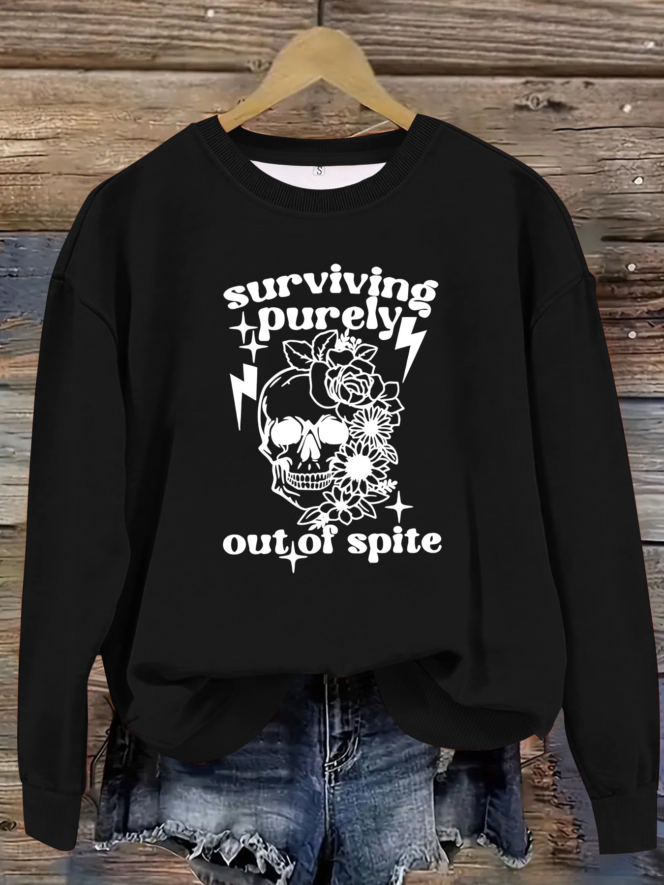 Printed pullover sweatshirt sweatshirt