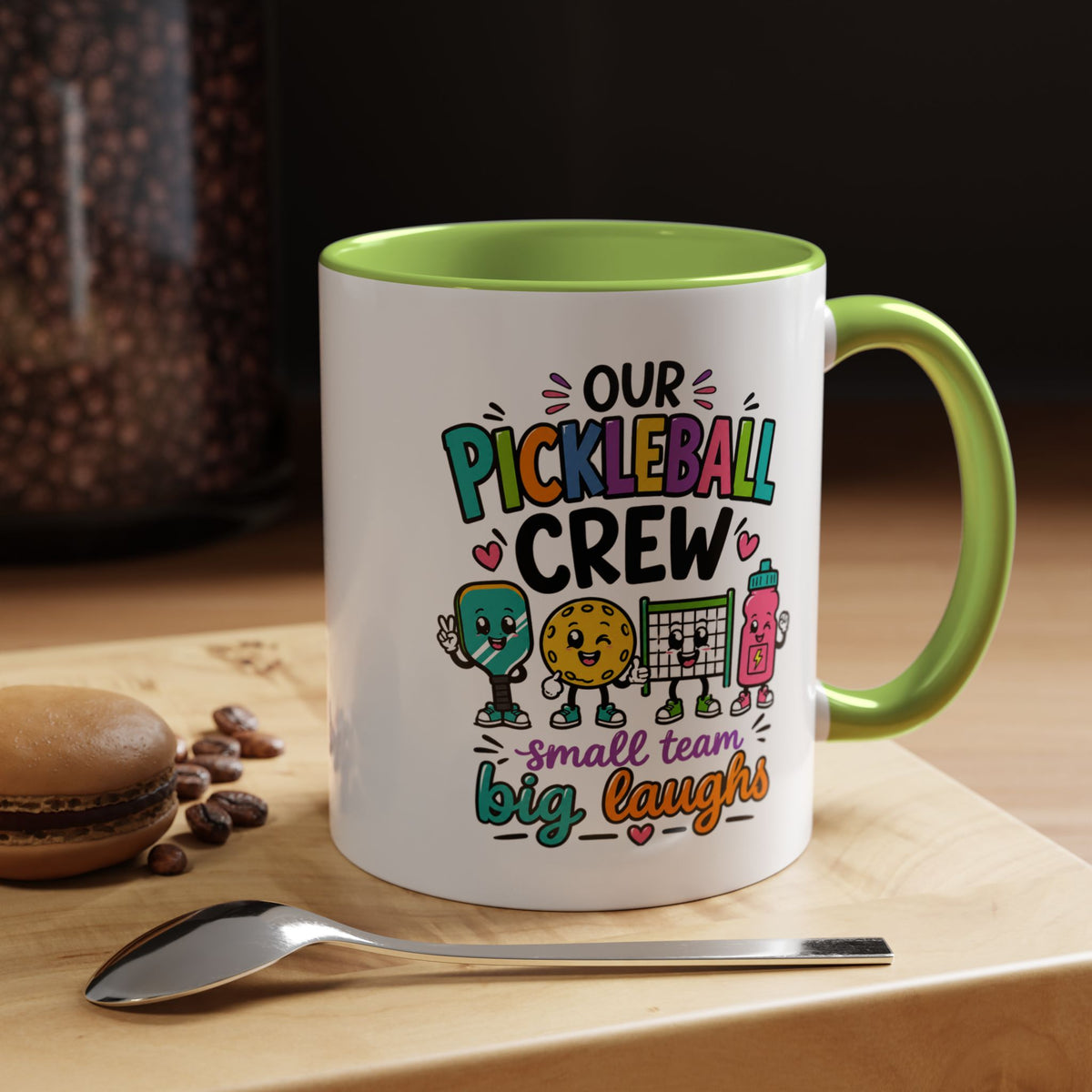 Funny Pickleball Team Mug, Our Pickleball Crew Coffee Mug, Pickleball Player Gift, Cute Sports Mug for Teammates and Friends