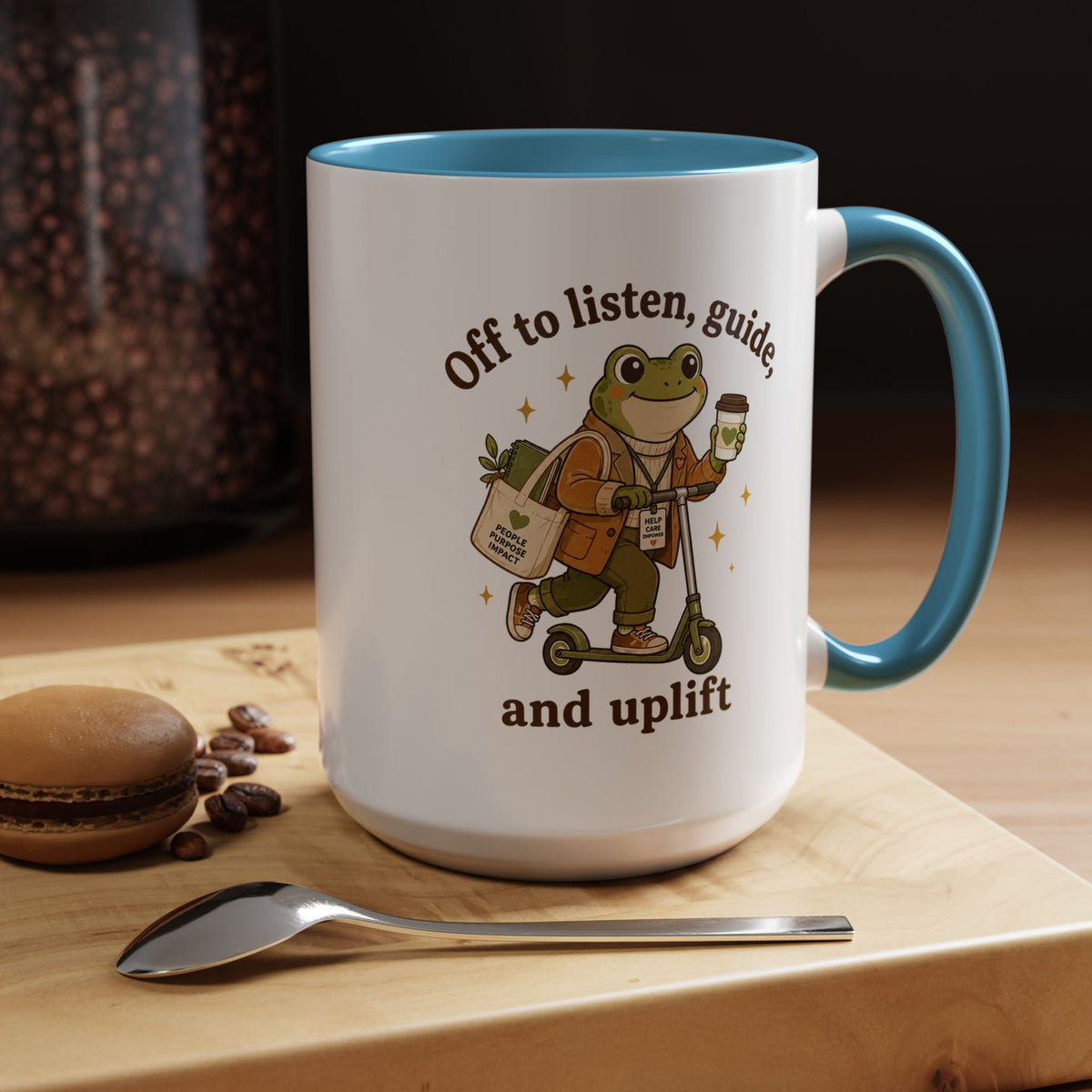 School Counselor Coffee Mug, Frog Counselor Gift, Mental Health Professional Mug, Therapist Gift, Counselor Appreciation Cup