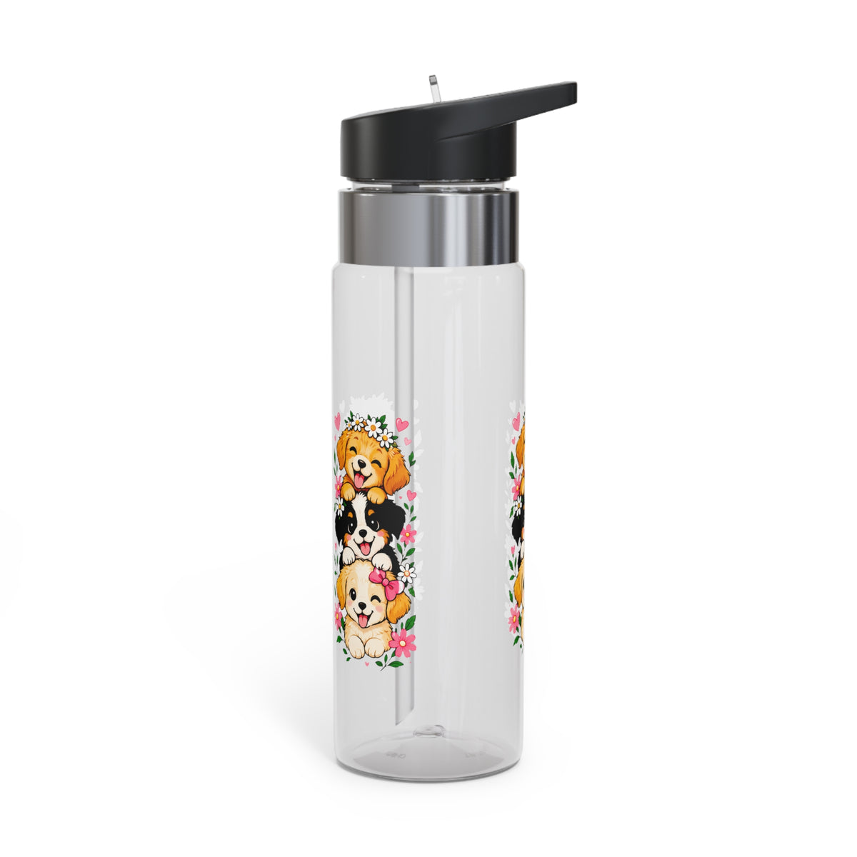 Cute Puppy Water Bottle for Kids, Adorable Dog Lover Drink Bottle, Kids School Water Bottle, Birthday Gift for Children, Back to School Gift