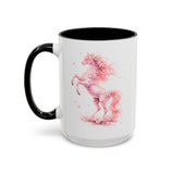 Floral Horse Mug, Horse Lover Gift, Equestrian Coffee Mug, Horse Mom Cup, Horse Art Mug, Ranch Life Gift, Horse Owner Present