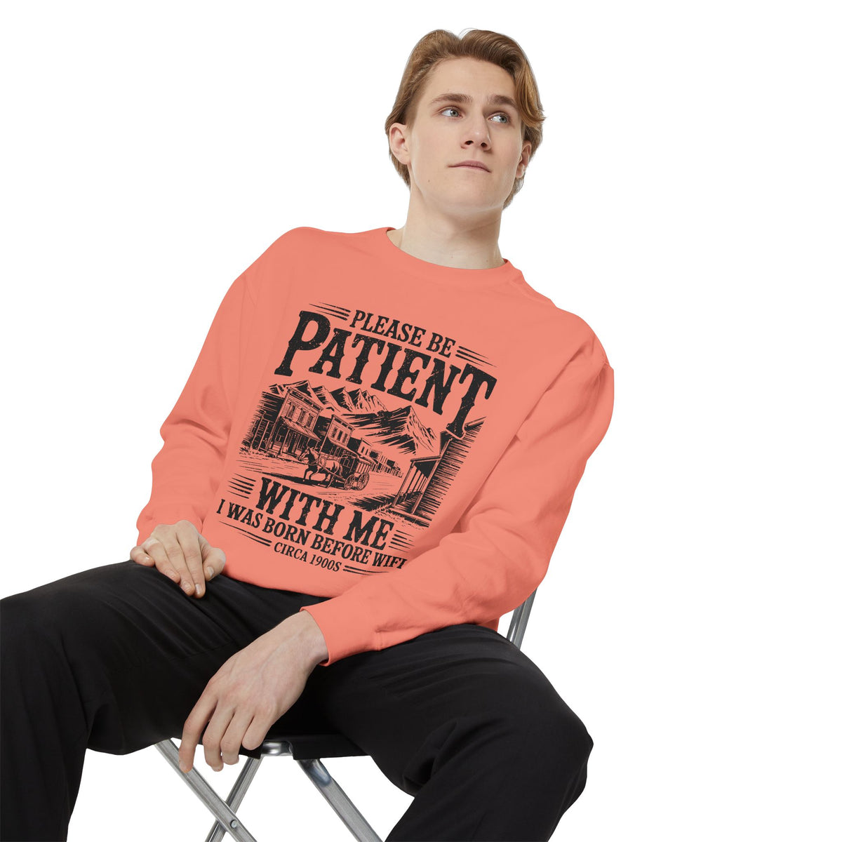 Please Be Patient With Me Sweatshirt, Mental Health Reminder Crewneck, Kindness Quote Sweatshirt, Comfort Gift for Friends