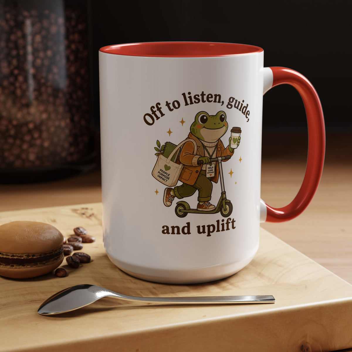 School Counselor Coffee Mug, Frog Counselor Gift, Mental Health Professional Mug, Therapist Gift, Counselor Appreciation Cup