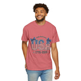 USA 250th Anniversary Comfort Colors Shirt, Patriotic Coquette Bow Tee, America 1776 2026 Graphic Shirt, Fourth of July Gift