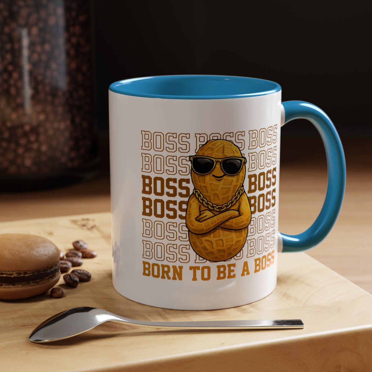 Born to Be a Boss Mug, Funny Boss Coffee Mug, Leadership Gift for Manager, Entrepreneur Coffee Cup, Office Desk Gift