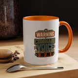 Funny Military Command Voice Mug, Warning Countdown Coffee Cup, Army Dad or Veteran Gift for Him, Retirement Birthday Humor Present