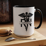 Personalized RN Mug, Custom Registered Nurse Coffee Mug, RN Name Gift, Nursing Graduation Gift, Nurse Appreciation Cup