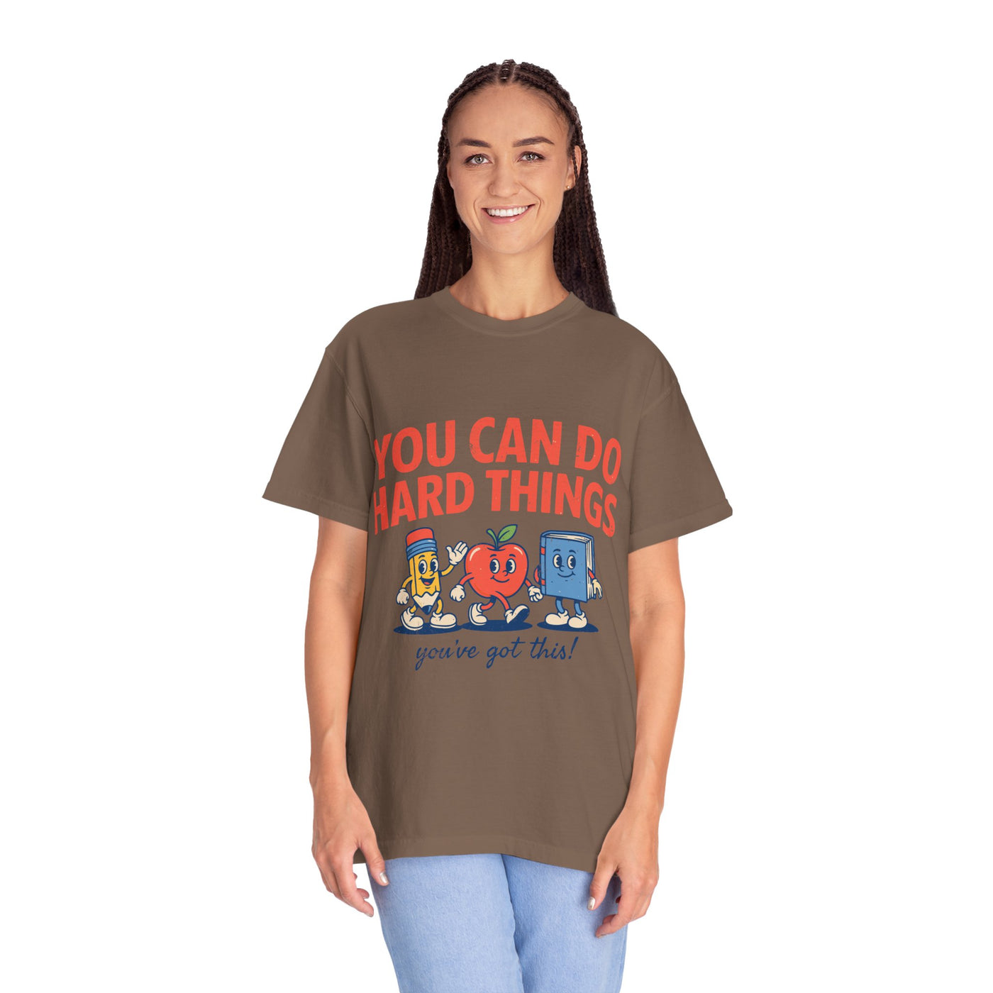 You Can Do Hard Things Teacher Shirt, Motivational Classroom Comfort Colors Tee, School Counselor Gift, Positive Educator Shirt