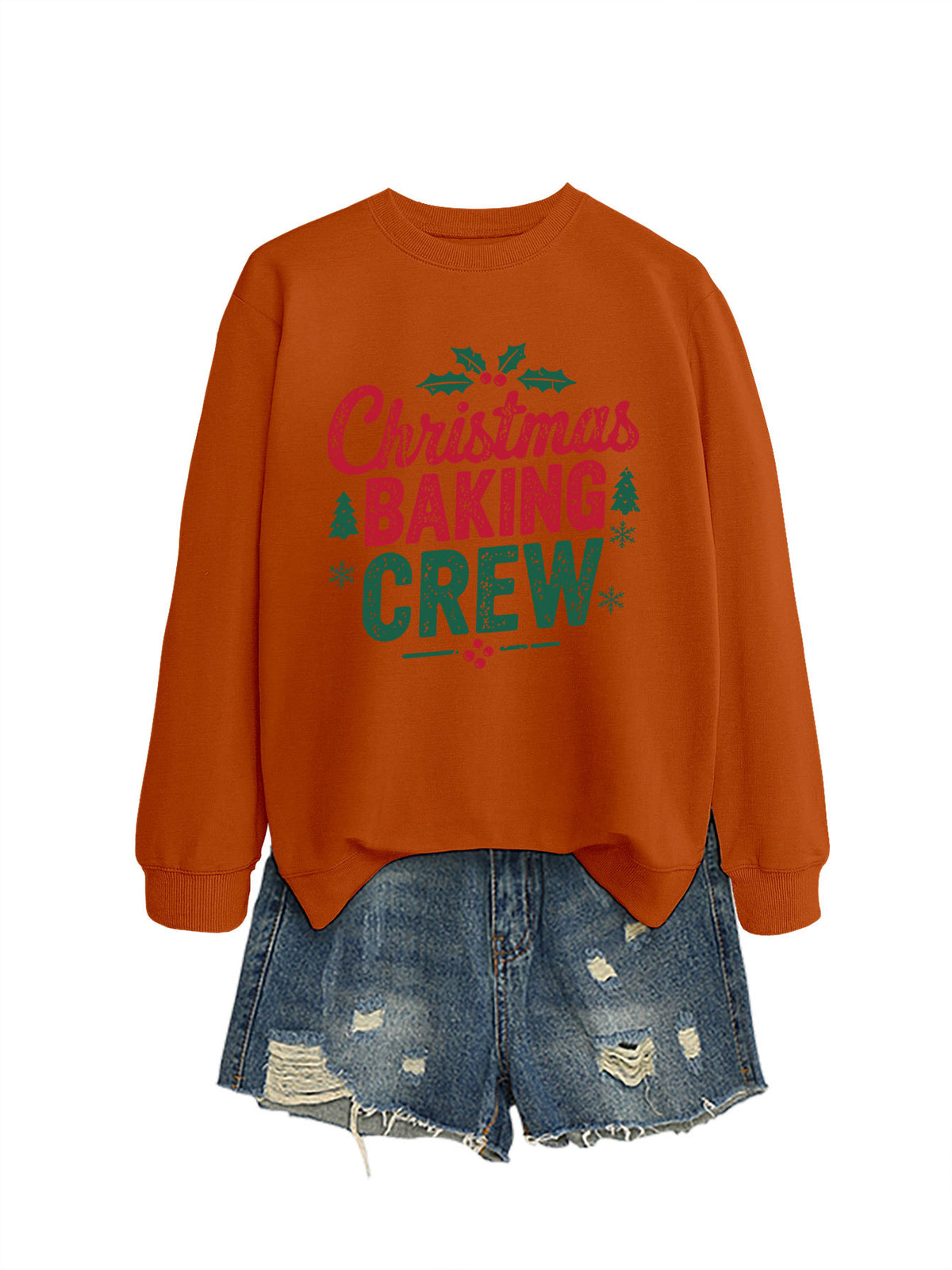Ladies' Christmas baking crew sweatshirt