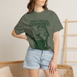 Funny Frog Consequences Shirt Comfort Colors Tee, Today's Special Consequences Teacher Shirt, Classroom Humor Gift, Retro Frog Graphic Tee