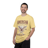 American Veteran Heritage Shirt, Freedom Defenders T-Shirt, Patriotic Eagle Gift, Veterans Day or Military Retirement Tee for Proud Veteran