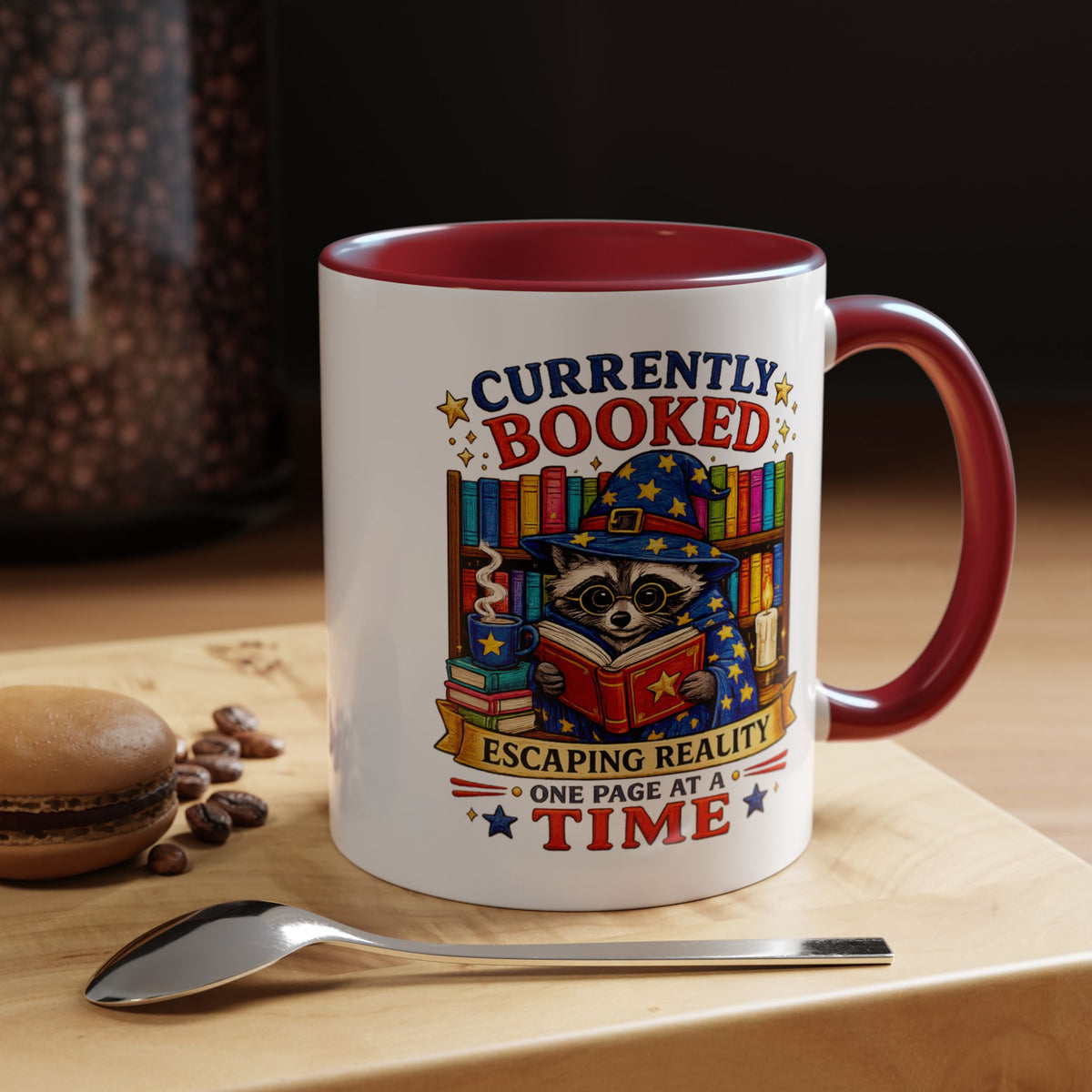 Currently Booked Reading Mug, Book Lover Coffee Mug, Funny Bookworm Gift, Reader Mug for Book Lovers, Cozy Literary Cup