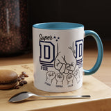 Personalized Super Dad Coffee Mug, Custom Dad Mug with Kids Names, Father's Day Gift for Dad, Dad for Life Coffee Cup, Gift from Children