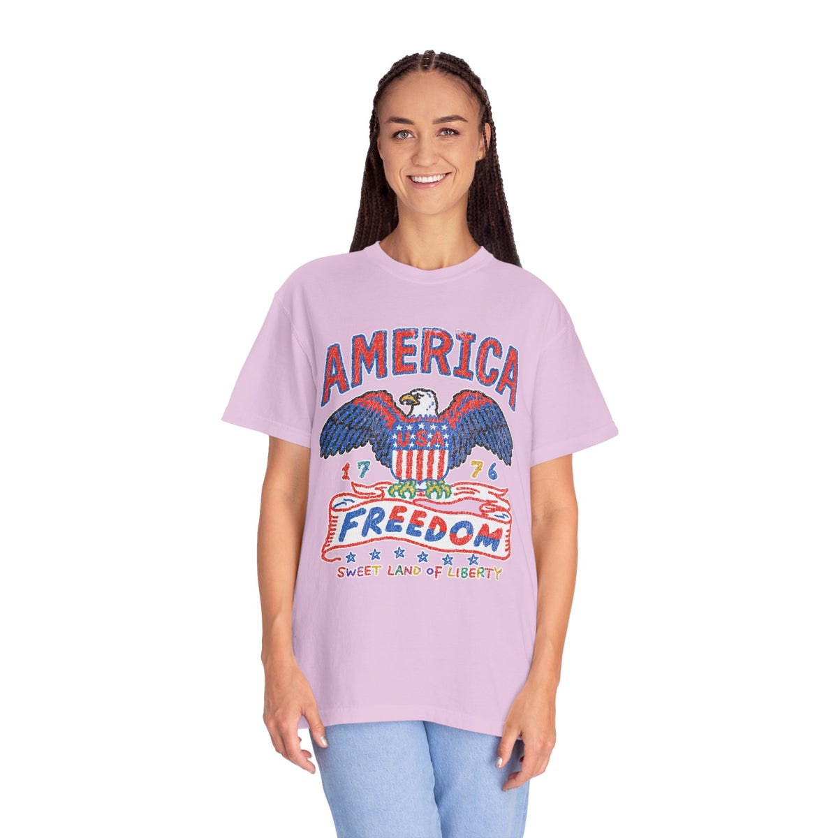 American Eagle Shirt, Patriotic USA Graphic Tee, Vintage Americana T Shirt, Fourth of July Outfit, American Pride Gift for Men and Women