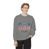 USA 250th Anniversary Comfort Colors Sweatshirt, Patriotic Bow Coquette Shirt, America 1776 2026 Sweatshirt, Fourth of July Gift