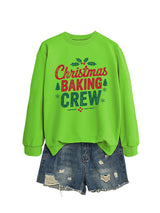 Ladies' Christmas baking crew sweatshirt