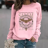 Printed pullover sweatshirt sweatshirt