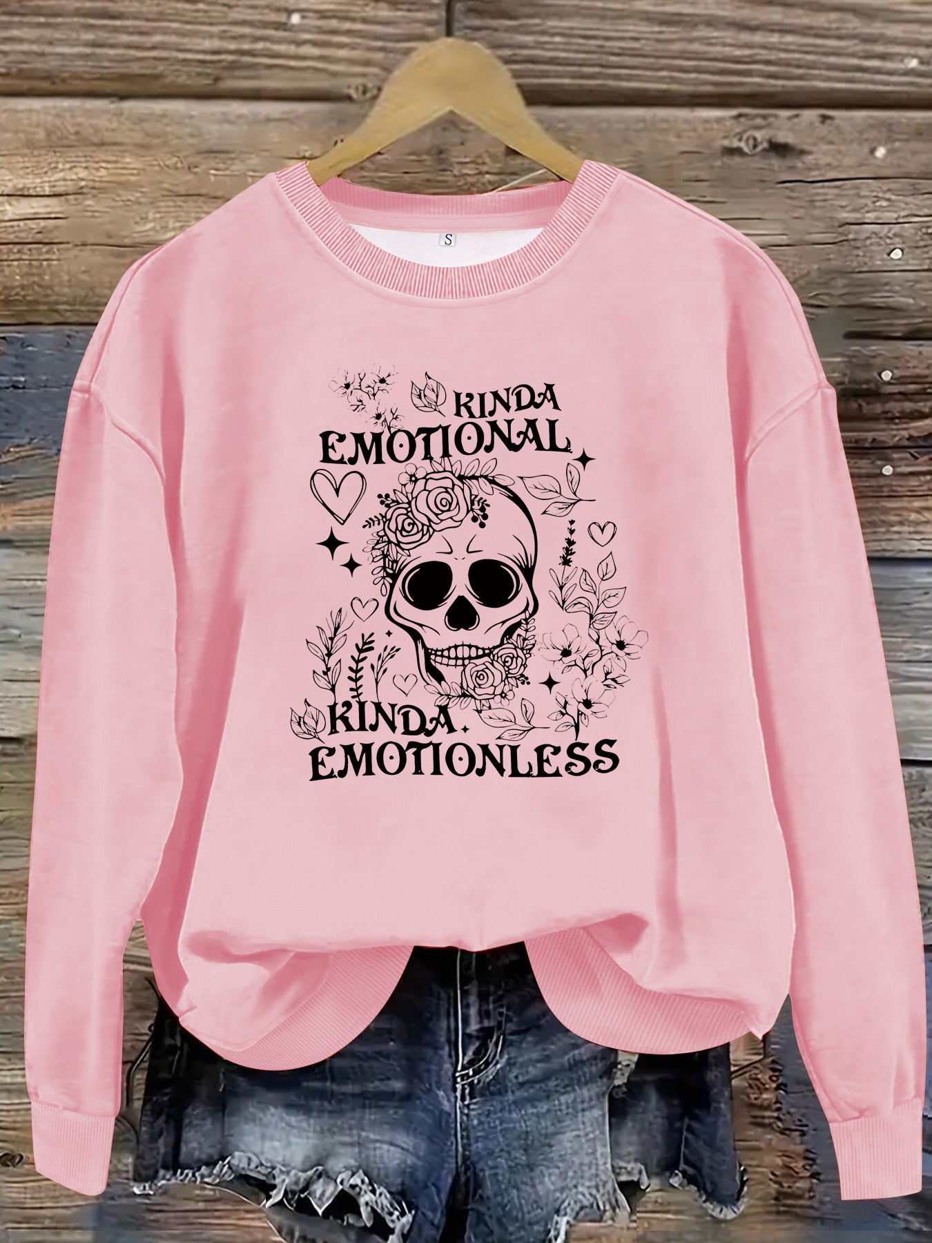 Printed pullover sweatshirt sweatshirt