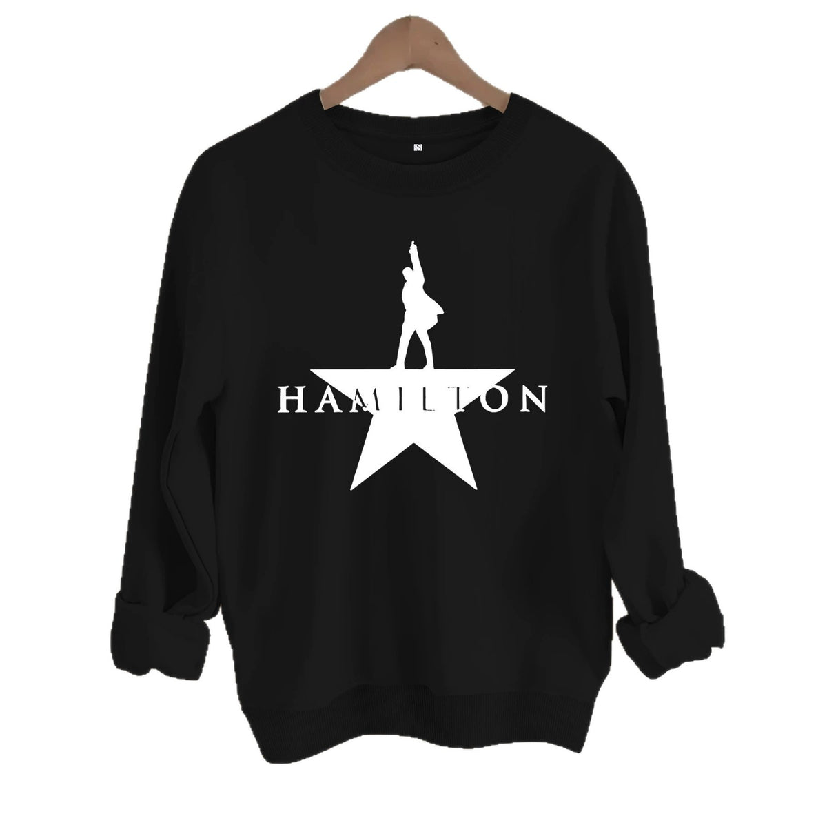 Long sleeved fleece hoodie
