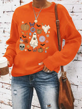 Round neck sweatshirt sports sweatshirt