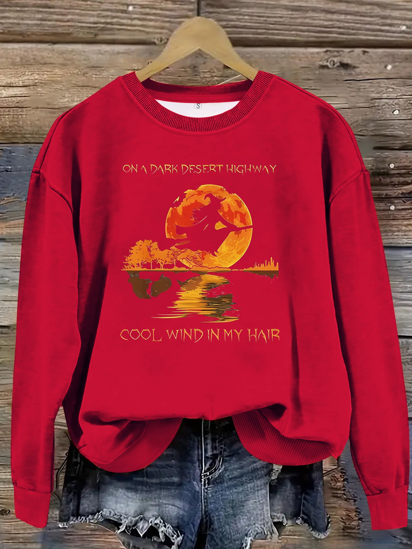 Printed pullover sweatshirt sweatshirt