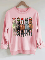 Sweatshirt Christmas pattern print