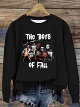 Printed pullover sweatshirt sweatshirt