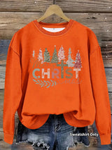 Christmas printed hoodie for women