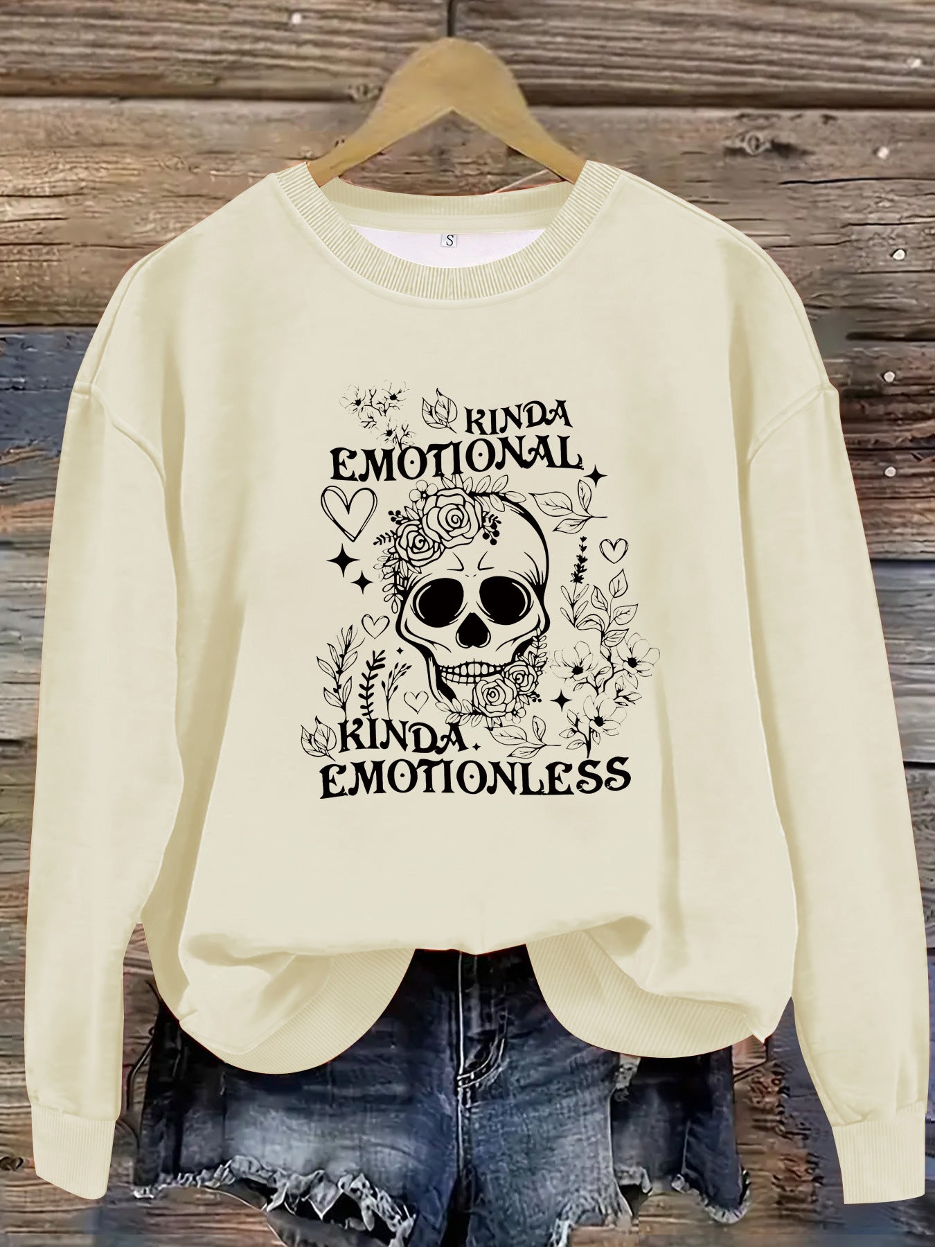 Printed pullover sweatshirt sweatshirt