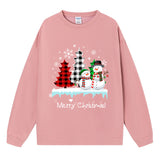 Christmas ladies' top snowman Christmas tree sweatshirt