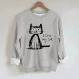 Round neck fleece hoodie