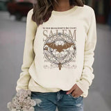 Printed pullover sweatshirt sweatshirt