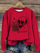 Printed pullover sweatshirt sweatshirt