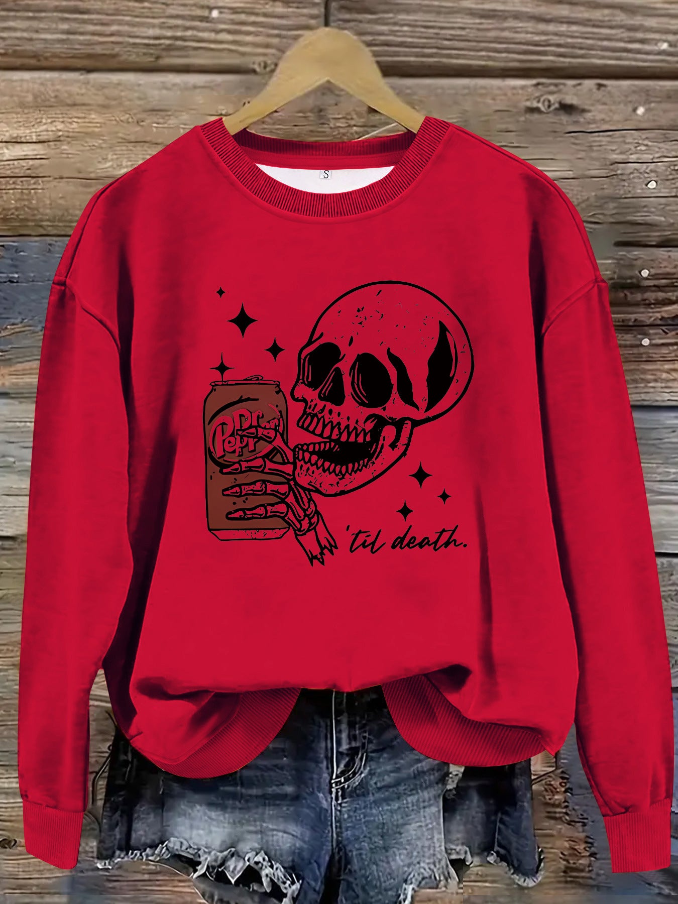Printed pullover sweatshirt sweatshirt