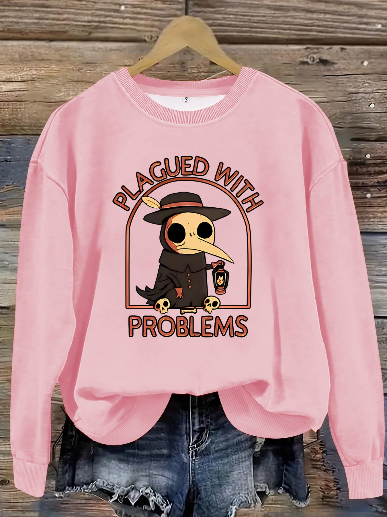 Printed pullover sweatshirt sweatshirt